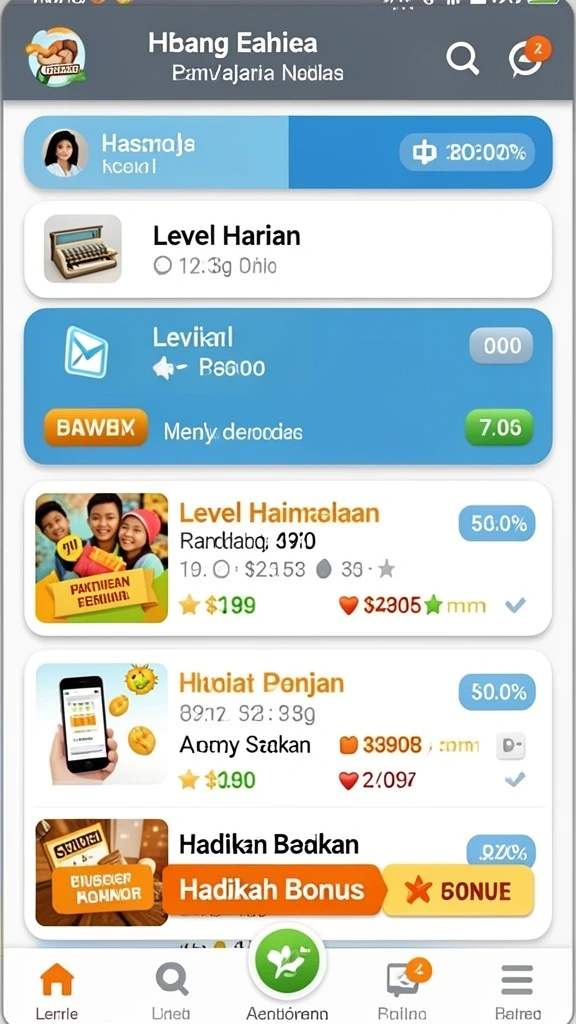 Tampilan awal game 234E yang memukau.