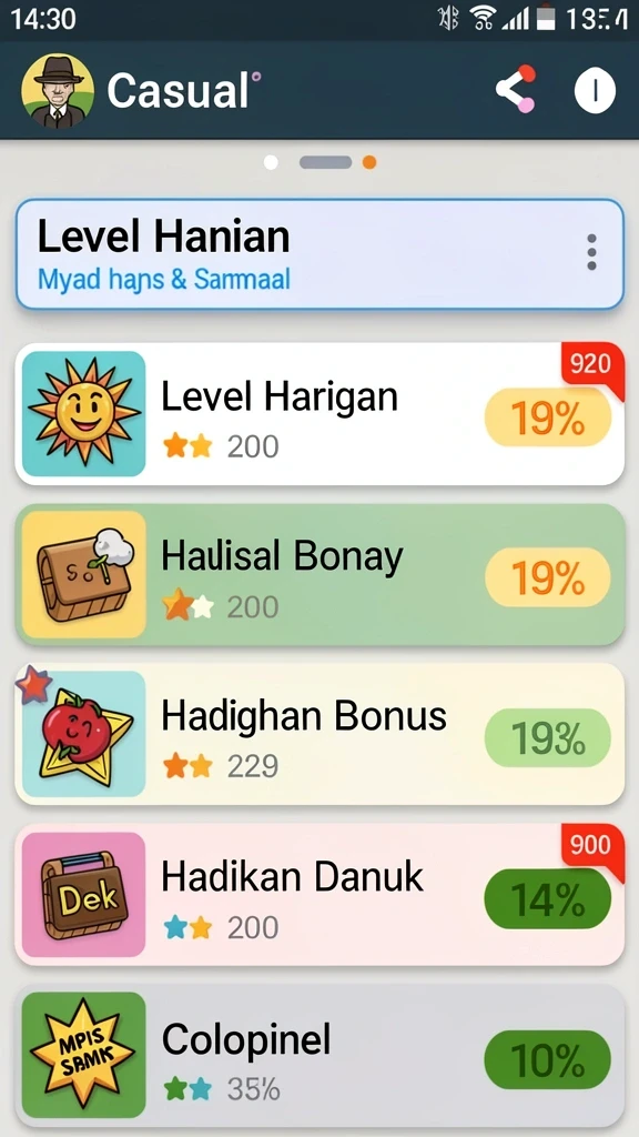 Grafis menawan di setiap level permainan.