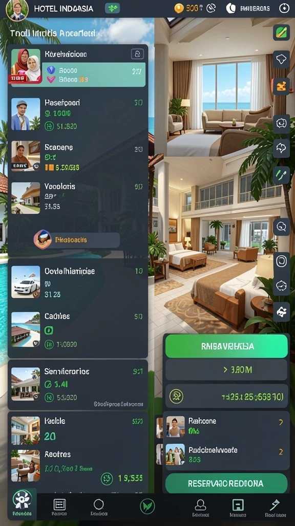 Berbagai mode permainan yang menantang.