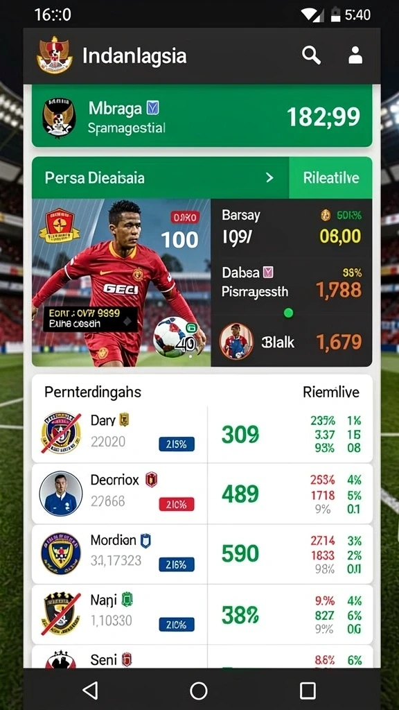 Tampilan awal yang menarik dengan pilihan menu yang mudah dijelajahi.