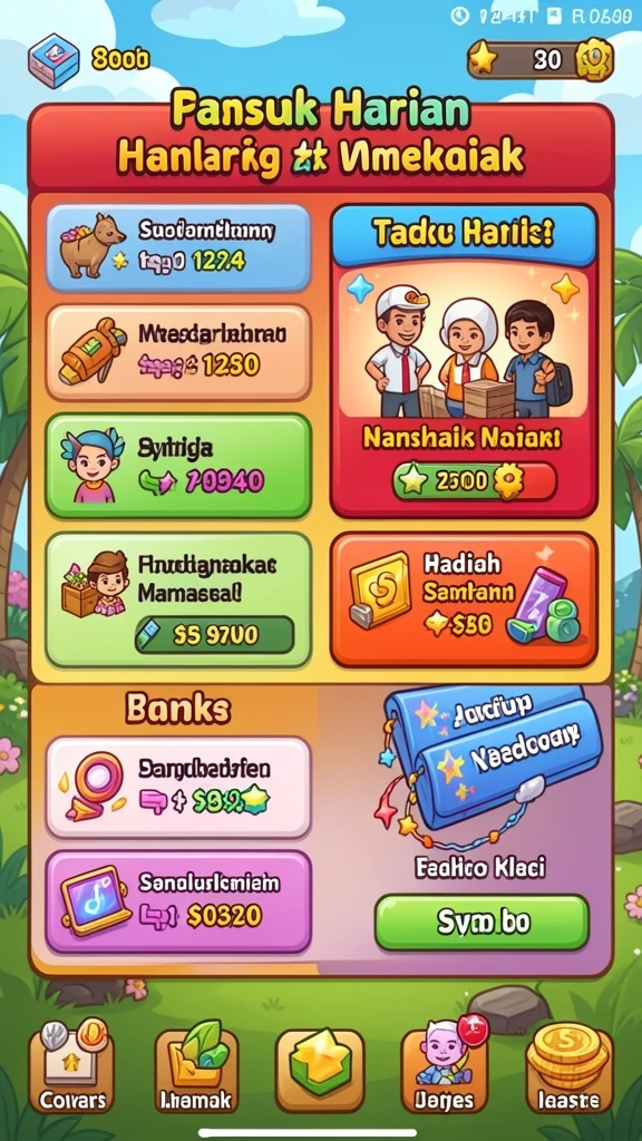 Mode permainan menarik untuk dimainkan bersama teman.