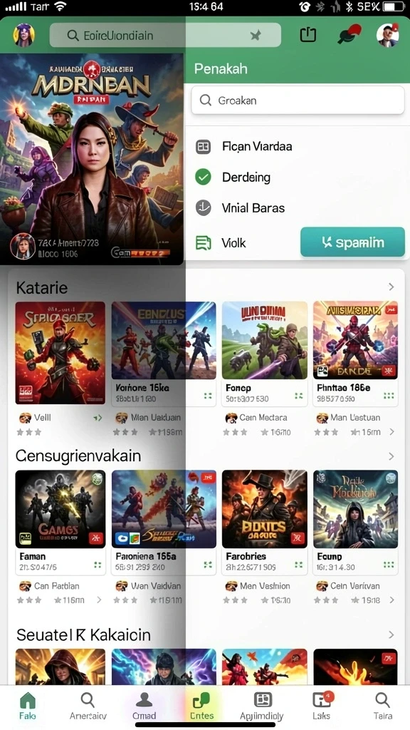 Tampilan fitur unggulan yang menakjubkan.