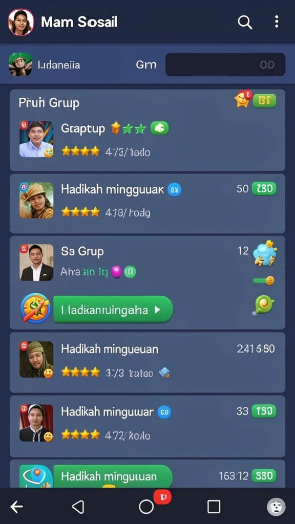 Tampilan antarmuka yang menarik dan mudah digunakan.