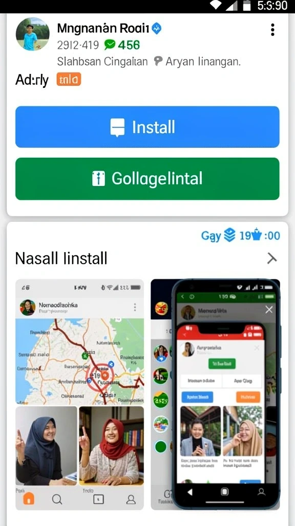 Tampilan antarmuka yang menarik dan user-friendly.