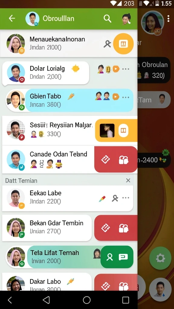 Tangkapan layar menunjukkan karakter unik yang bisa dimainkan.