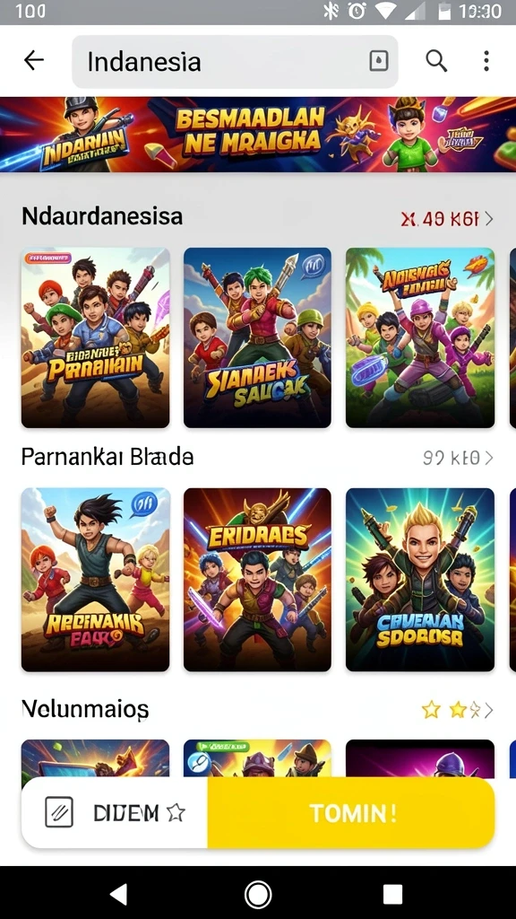 Tampilan antarmuka pengguna yang menarik dan intuitif.