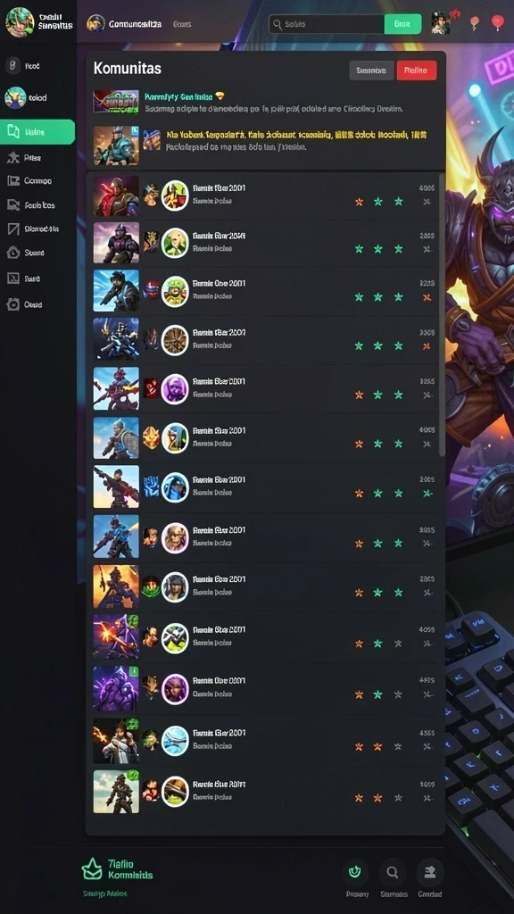Fitur multiplayer yang memungkinkan bermain bersama teman.