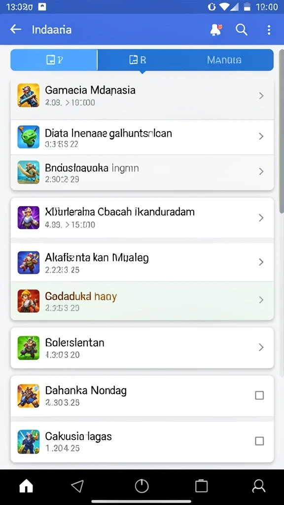 Beragam mode permainan yang seru dan menantang.