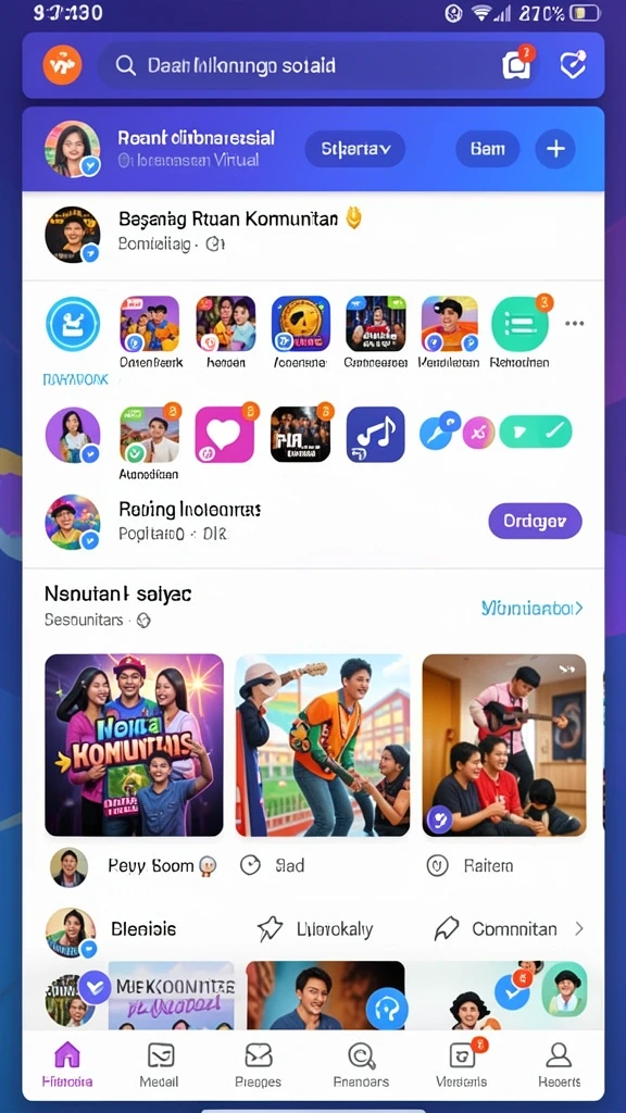 Level yang menantang dengan rintangan seru.