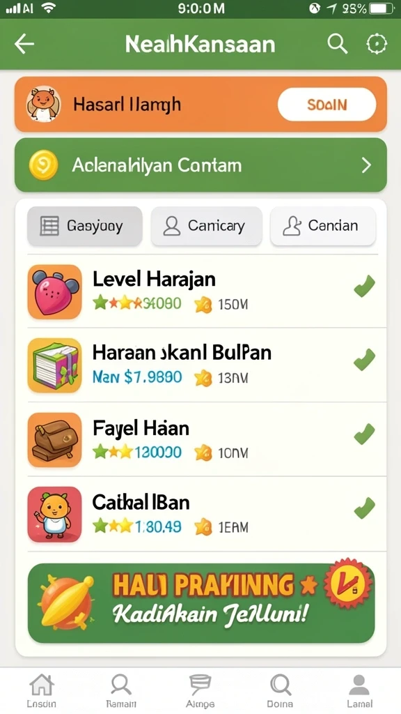 Sistem bonus menarik untuk meningkatkan pengalaman bermain.