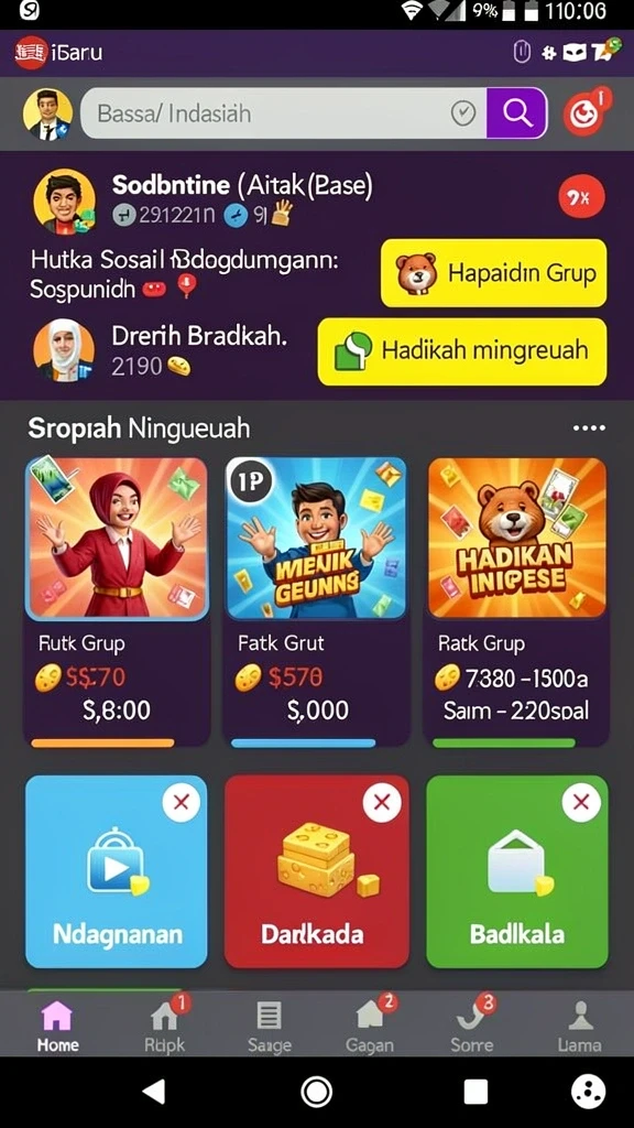 Tampilan grafis permainan yang memukau dan modern.