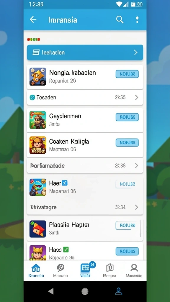 Beragam pilihan permainan dengan grafik yang menawan.