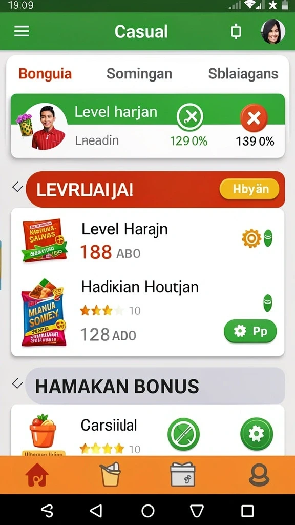 Tampilan UI yang ramah pengguna dan mudah dinavigasi.