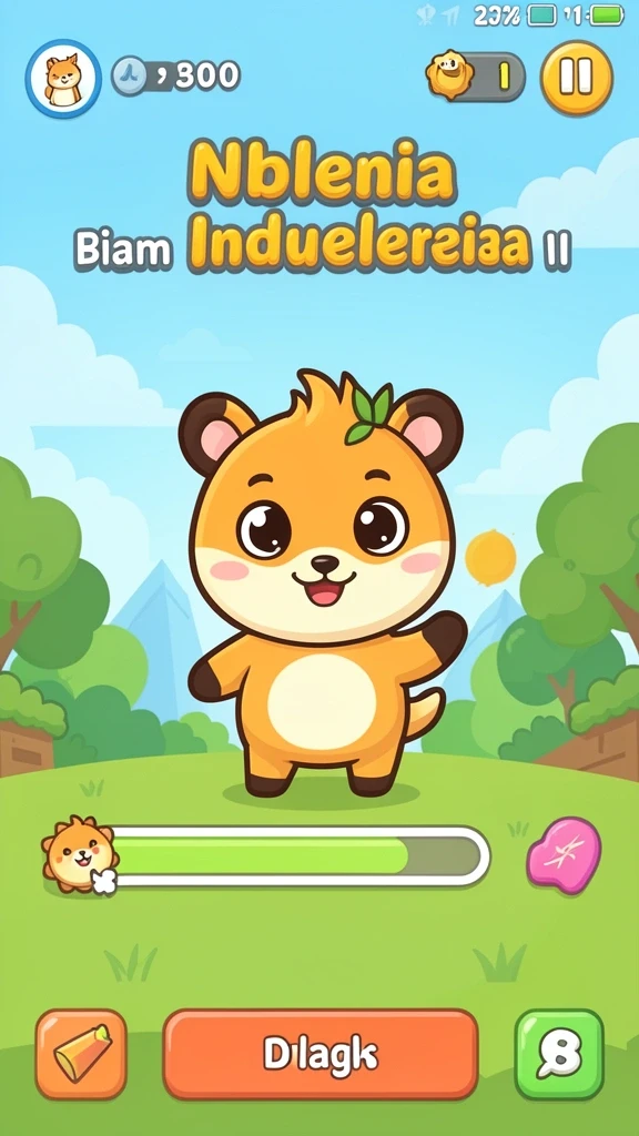 Screenshot menunjukkan tampilan grafis yang menawan.