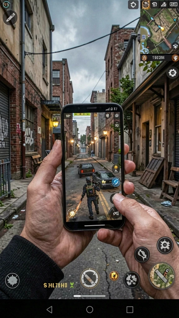 Screenshot menunjukkan berbagai genre game menarik.
