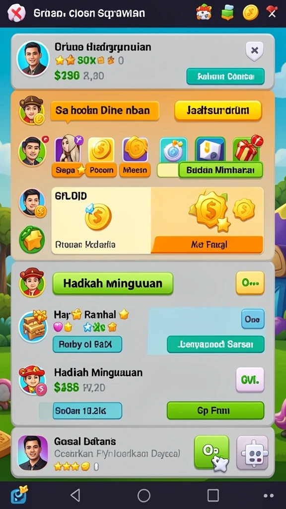 Tampilan antarmuka SUPERLIGATOTO yang modern dan intuitif.