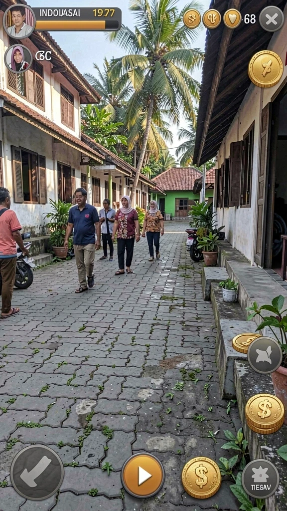 Fitur multiplayer untuk bersaing dengan teman-teman.
