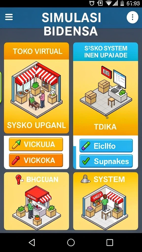 Tampilan menarik yang memikat perhatian pengguna.