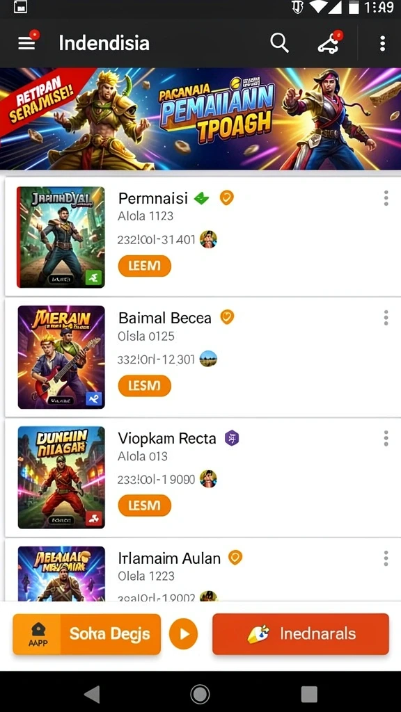Mode permainan yang variatif dan menghibur.