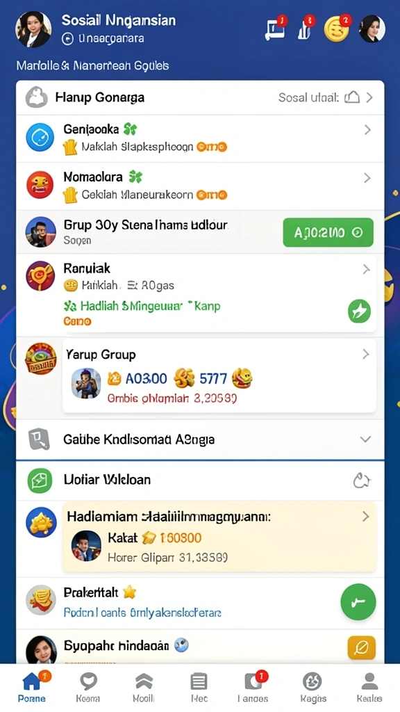 Fitur multiplayer untuk bersaing dengan teman.