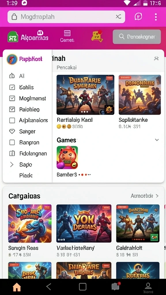 Menunjukkan fitur kustomisasi karakter yang menarik.
