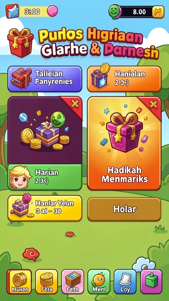 Tampilan antarmuka WIN33 yang menarik dan mudah dinavigasi.